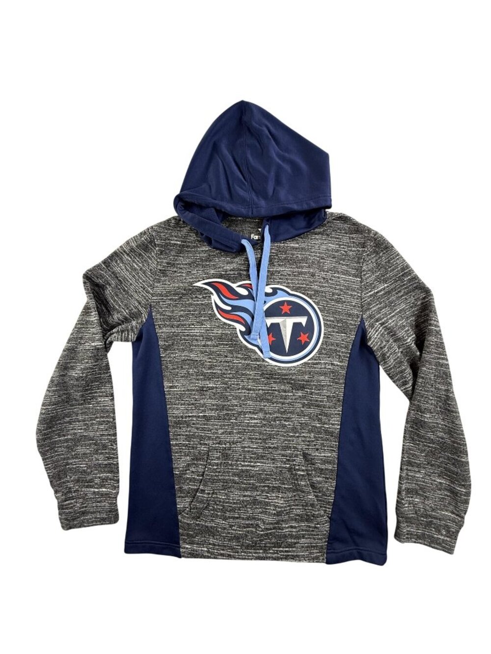 Tennessee Titans Hoodie Sweatshirt Men Small Gray NFL Football Fanatics Pullover